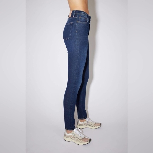 Acne Studios Peg Jeans in Indigo - Picture 1 of 11